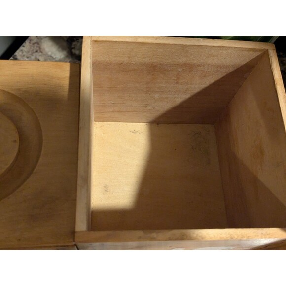 Rooster Weathervane Hand Painted Wood Canister Set Redbird Line Japan S + P - Picture 14 of 16